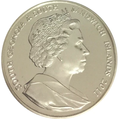 2 Pounds - Elizabeth II Royal Wedding - Silver front