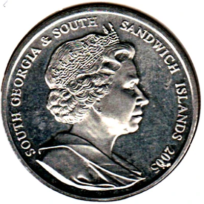 2 Pounds - Elizabeth II front