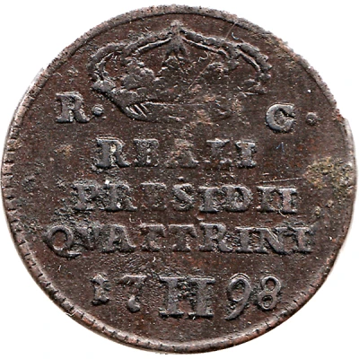 2 Quattrini - Ferdinand IV back