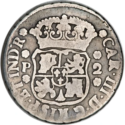 2 Reales - Charles III front