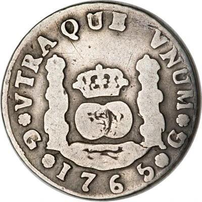 2 Reales - Charles III back