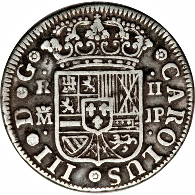 2 Reales - Charles III front