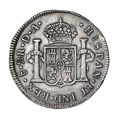 2 Reales - Charles III back