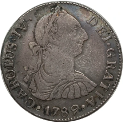 2 Reales - Charles IV front