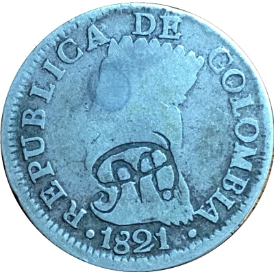 2 Reales Countermarked Coinage ND front