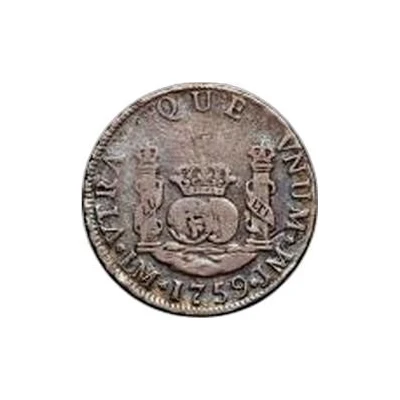 2 Reales - Ferdinand VI arms back