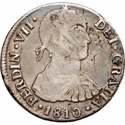 2 Reales - Ferdinand VII 1st type front