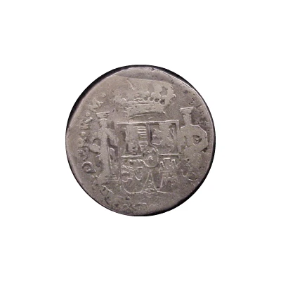 2 Reales - Ferdinand VII Durango - Royalist Coinage back