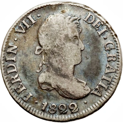 2 Reales - Ferdinand VII front