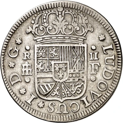 2 Reales - Luis I Segovia front