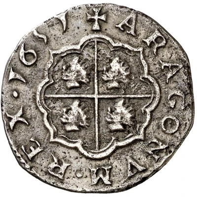 2 Reales - Philipus III without beaded circle front