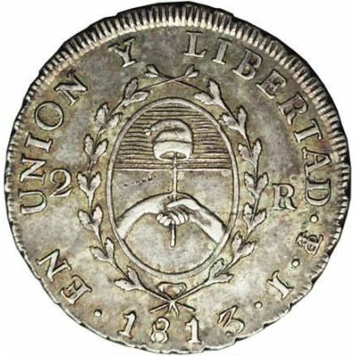 2 Reales Provincias del Rio de la Plata back