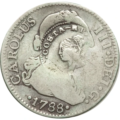 2 Reales Type III Counterstamp ND front