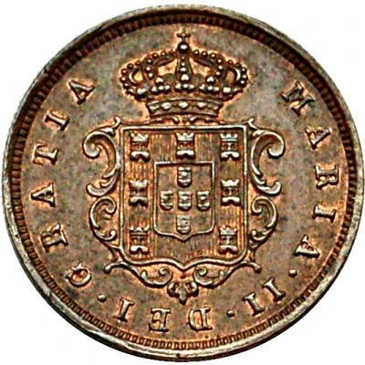 2 Réis - Maria II Colonial Coinage front