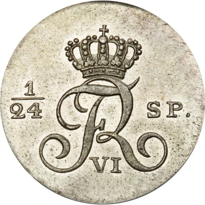 2½ Schilling Courant / 1⁄24 Speciesthaler - Frederik VI front