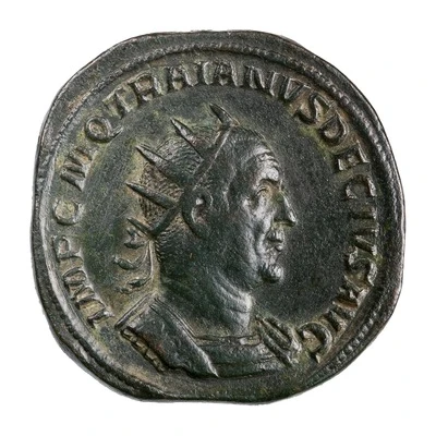 2 Sestertii - Trajan Decius FELICITAS SAECVLI S C; Felicitas front