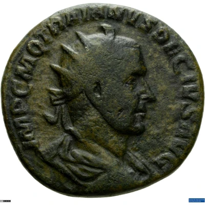 2 Sestertii - Trajan Decius FELICITAS SAECVLI S C; Felicitas front