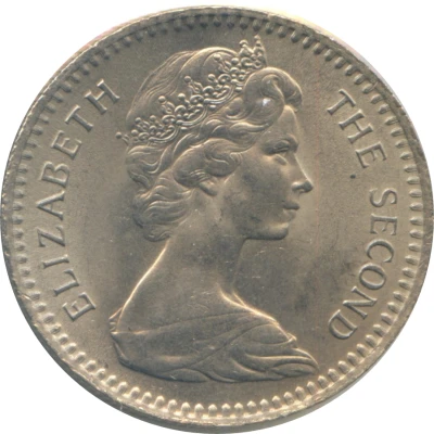 2 Shillings / 20 Cents - Elizabeth II 2nd portrait front