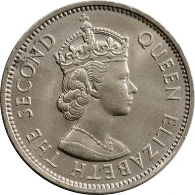 2 Shillings - Elizabeth II 1st portrait front