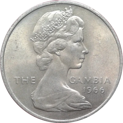 2 Shillings - Elizabeth II 2nd portrait front