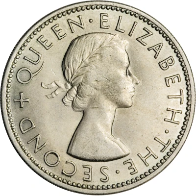 2 Shillings - Elizabeth II front