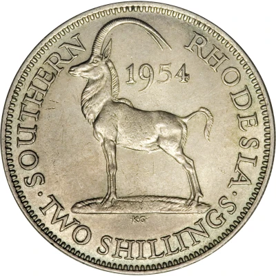 2 Shillings - Elizabeth II back