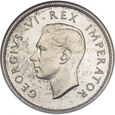 2 Shillings - George VI Rex Imperator front