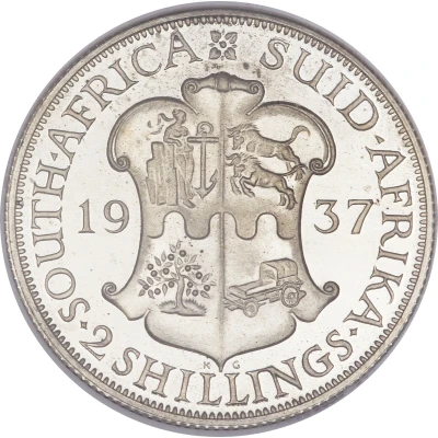 2 Shillings - George VI Rex Imperator back