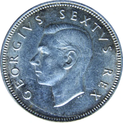 2 Shillings - George VI Sextus Rex; 2 Shillings front