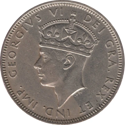 2 Shillings - George VI front