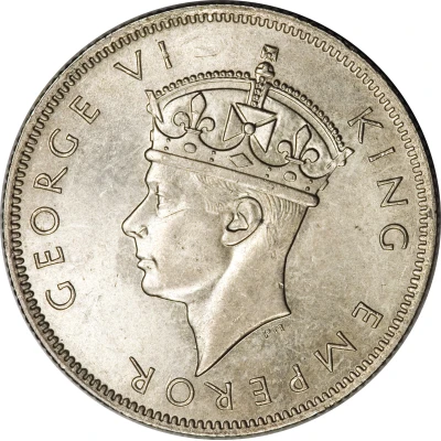 2 Shillings - George VI front