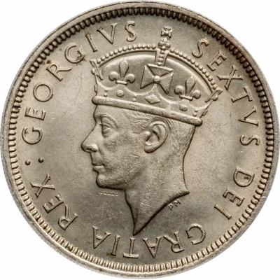 2 Shillings - George VI front