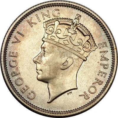 2 Shillings - George VI front