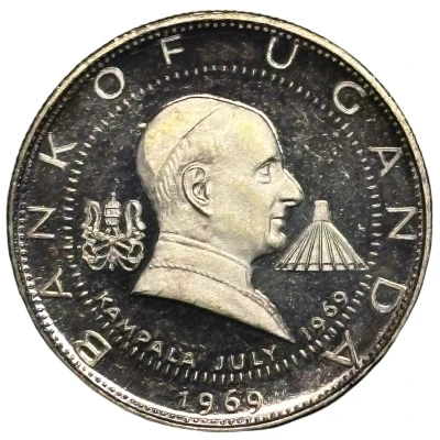 2 Shillings Pope Paul VI back