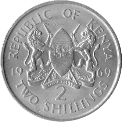 2 Shillings With legend front