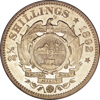 2½ Shillings Zuid Afrikaansche Republiek back