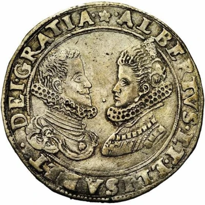 2 Silver Gulden - Albert and Isabella front