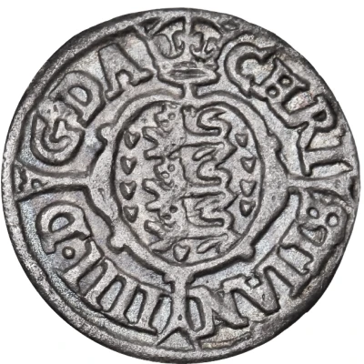 2 Skilling Dansk - Christian IV front