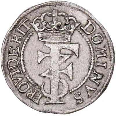 2 Skilling Dansk - Frederik III monogram type front