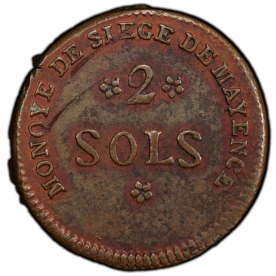 2 Sols - Frederick Charles Joseph Siege of Mainz back