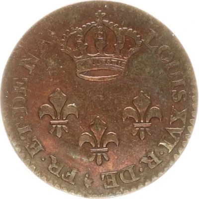 2 Sous Colonie de Cayenne - Louis XVI front