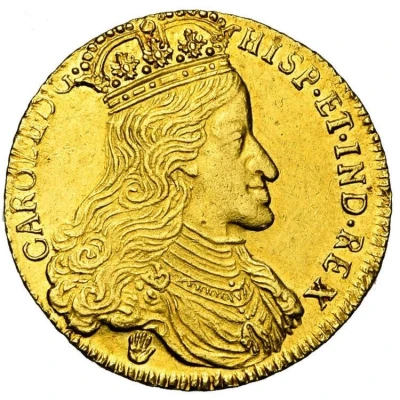 2 Sovereigns - Charles II Second bust front