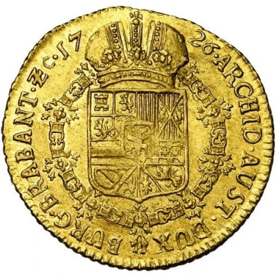 2 Sovereigns - Charles VI back