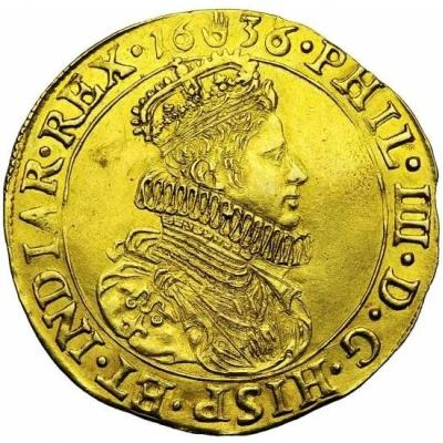 2 Sovereigns - Philip IV Type I front