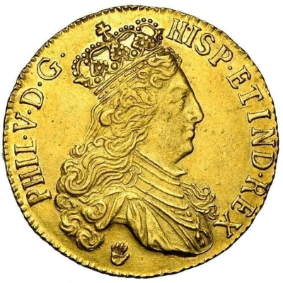 2 Sovereigns - Philip V front