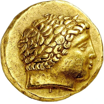 2 Stater Charioteer facing right 300 BC - 200 BC front