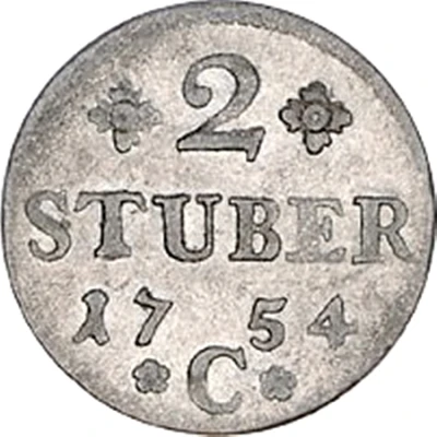 2 Stüber - Frederick II back