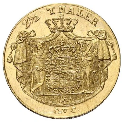 2½ Thaler - Charles II back