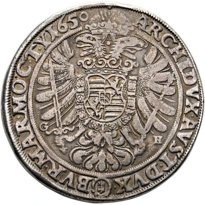 2 Thaler - Ferdinand III Breslau back