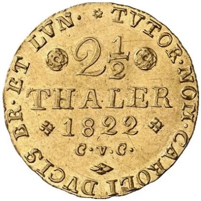 2½ Thaler - George IV back